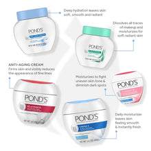 Load image into Gallery viewer, Pond's Nourishing Moisturizing Cream, Crema S, Gragnance Free, Ivory, 14.1 Oz