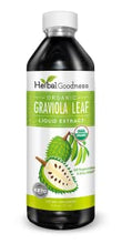 Load image into Gallery viewer, Herbal Goodness Soursop Graviola Liquid Drops 12 Fl Oz - 15X Strength Organic Guanábana Soursop Leaves Extract for Gut Health, Cell &amp; Immune Support Serene Soursop Drops - Vegan, Non-GMO, Made in USA
