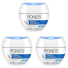 Load image into Gallery viewer, Pond's Nourishing Moisturizing Cream, Crema S, Gragnance Free, Ivory, 14.1 Oz
