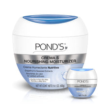 Load image into Gallery viewer, Pond's Nourishing Moisturizing Cream, Crema S, Gragnance Free, Ivory, 14.1 Oz
