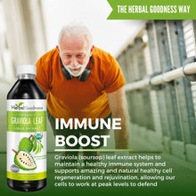 Load image into Gallery viewer, Herbal Goodness Soursop Graviola Liquid Drops 12 Fl Oz - 15X Strength Organic Guanábana Soursop Leaves Extract for Gut Health, Cell &amp; Immune Support Serene Soursop Drops - Vegan, Non-GMO, Made in USA
