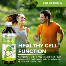 Load image into Gallery viewer, Herbal Goodness Soursop Graviola Liquid Drops 12 Fl Oz - 15X Strength Organic Guanábana Soursop Leaves Extract for Gut Health, Cell &amp; Immune Support Serene Soursop Drops - Vegan, Non-GMO, Made in USA
