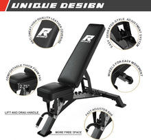 Load image into Gallery viewer, RitFit Multi-Function Garage &amp; Home Gym Package Includes 1200LBS Power Cage PPC03/P3 with Cable Crossover System, Weight Bench, Olympic Barbell Weight Set, Full Body Workout
