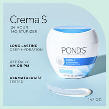 Load image into Gallery viewer, Pond's Nourishing Moisturizing Cream, Crema S, Gragnance Free, Ivory, 14.1 Oz
