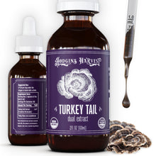 Load image into Gallery viewer, Hodgins Harvest Organic Reishi Mushroom Fruiting Body Extract Tincture - Extra Concentrated Dual Extract Supplement - Supports Heart Health &amp; Wellness - USDA Organic Mushrooms - 4 oz
