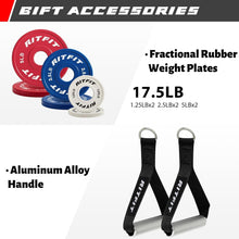 Load image into Gallery viewer, RitFit Multi-Function Garage &amp; Home Gym Package Includes 1200LBS Power Cage PPC03/P3 with Cable Crossover System, Weight Bench, Olympic Barbell Weight Set, Full Body Workout
