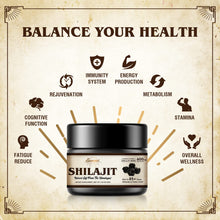 Load image into Gallery viewer, Shilajit Pure Himalayan Organic Shilajit Resin - 600mg Maximum Potency Natural Organic Shilajit Resin with 85+ Trace Minerals &amp; Fulvic Acid for Energy, Immune Support, 30 Grams (1 Pack)
