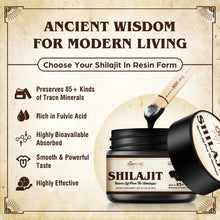 Load image into Gallery viewer, Shilajit Pure Himalayan Organic Shilajit Resin - 600mg Maximum Potency Natural Organic Shilajit Resin with 85+ Trace Minerals &amp; Fulvic Acid for Energy, Immune Support, 30 Grams (1 Pack)

