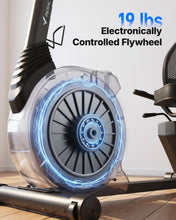 Load image into Gallery viewer, MERACH Recumbent Exercise Bikes for home, Light Commercial High-end Recumbent Bike for Seniors Adults, Magnetic Recumbent Exercise Bike with Smart Bluetooth and Exclusive App, LCD, Heart Rate Handle
