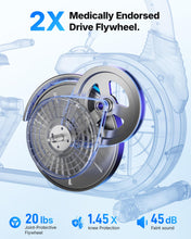 Load image into Gallery viewer, MERACH Recumbent Exercise Bikes for home, Light Commercial High-end Recumbent Bike for Seniors Adults, Magnetic Recumbent Exercise Bike with Smart Bluetooth and Exclusive App, LCD, Heart Rate Handle
